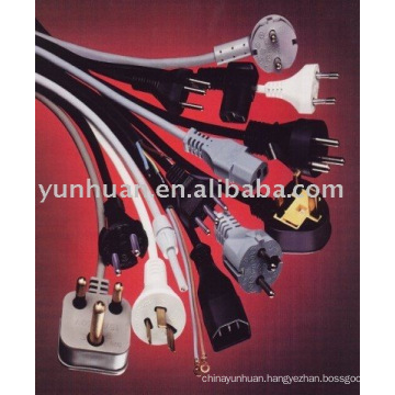 Power supply cord cable plug product